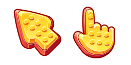 Materials Yellow LEGO Brick Cursor