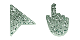 Espárrago Verde Glitter Cursor