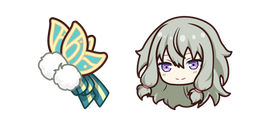 Project SEKAI Kusanagi Nene y Pinza para Cabello Cursor