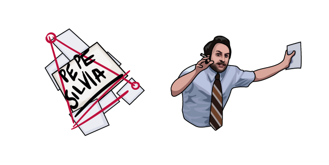 Pepe Silvia Mème Cursor