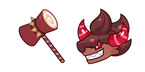 Курсор Cookie Run Choco Werehound Brute and Hammer