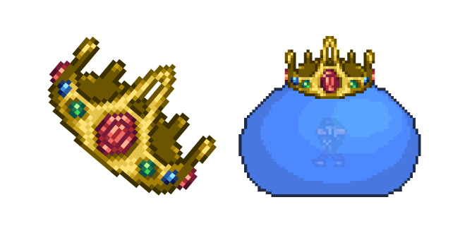 Terraria King Slime and Crown курсор