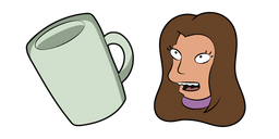 Futurama Michelle Jenkins et Tasse Curseur
