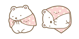 Lindos Sumikko Gurashi Shirokuma y Furoshiki Cursor