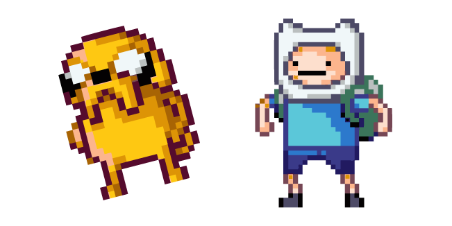 Jake the Dog and Finn the Human Pixel курсор