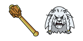 Invincible Battle Beast and Mace Cursor