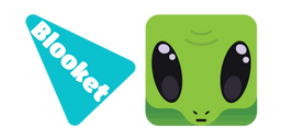 Blooket Alien Vert Curseur