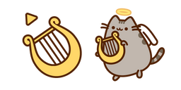 Pusheen Ángel y Arpa Cursor