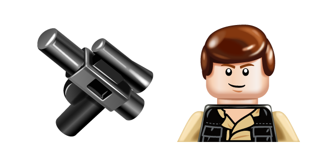 LEGO Star Wars Han Solo and Blaster Cursor