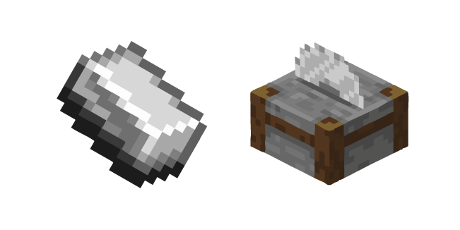 Minecraft Iron Ingot and Stonecutter курсор