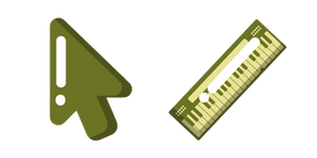 Minimal Piano Vert Curseur