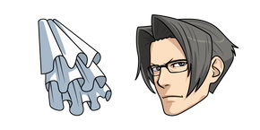 Ace Attorney Miles Edgeworth et Jabots Curseur