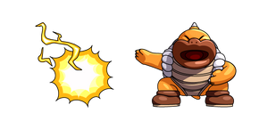 Super Mario Sumo Bro y Bola de Fuego cursor