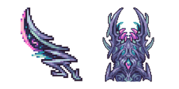 Terraria Le Dévoreur des Dieux et Lame Excelsus Curseur