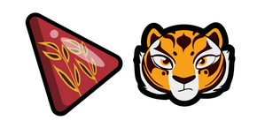 Kung Fu Panda Maestra Tigress cursor
