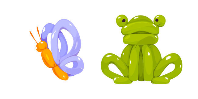 Balloon Butterfly and Frog курсор