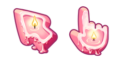Matériaux Bougie Rose Curseur