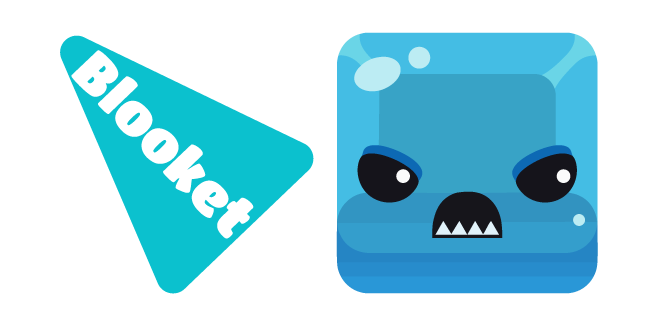 Blooket Ice Slime Cursor