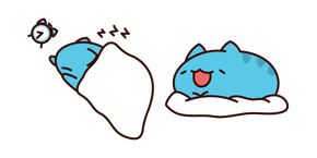 Cute Bugcat Capoo Sleeping Cursor