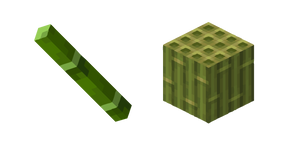 Minecraft Bamboo and Block of Bamboo Cursor