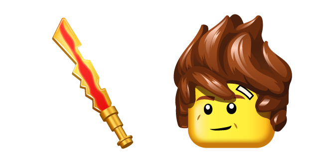 LEGO Ninjago Kai and Fire Elemental Blade Cursor
