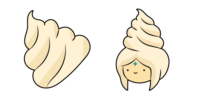Adventure Time Frozen Yogurt Princess et Spirale de Crème Cursor