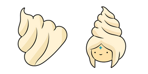 Adventure Time Frozen Yogurt Princess et Spirale de Crème Curseur