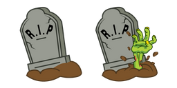 Halloween Grave and Zombie Hand cursor