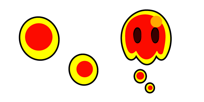 Super Mario Podoboo and Lava Bubbles Cursor