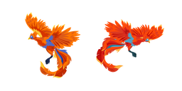 Курсор Orange and Red Phoenixes