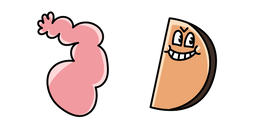 Dog Man Philly and Buff Arm Cursor