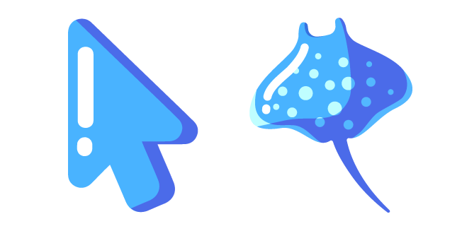 Minimal Blue Stingray курсор