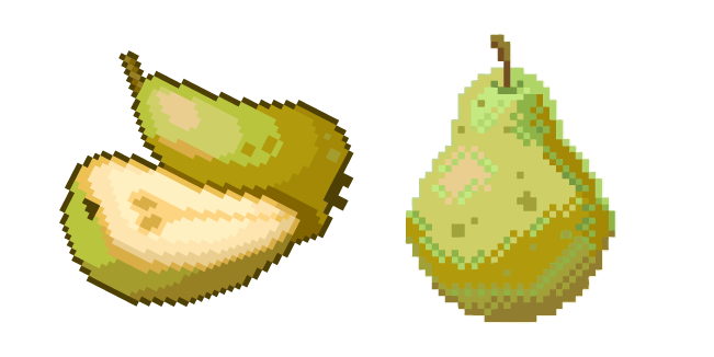Ripe Pear Pixel Cursor