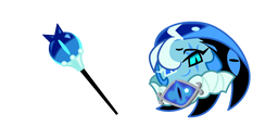 Cookie Run Shadow Milk Cookie et Bâton Curseur
