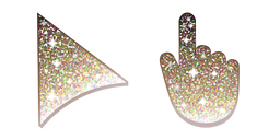Café Marron Glitter Curseur