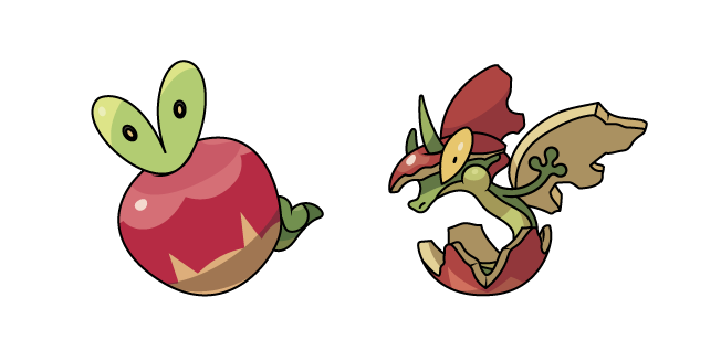 Pokemon Applin et Flapple Cursor