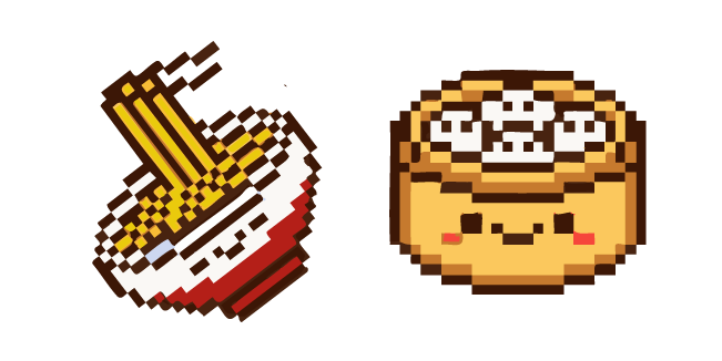 Nourriture Chinoise Mignonne Pixel Cursor