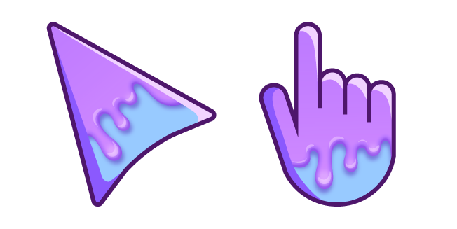Slime Violet Couleur Cursor