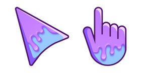 Slime Violet Couleur Curseur