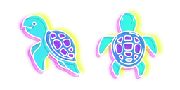 Курсор Neon Cyan Turtle