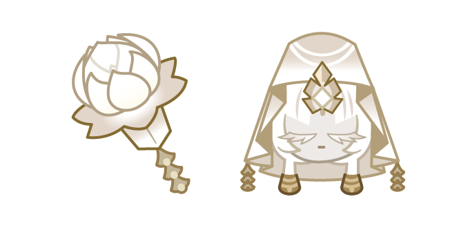 Cookie Run Mystic Flour Cookie and Staff Cursor