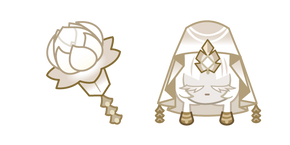 Cookie Run Mystic Flour Cookie and Staff Cursor