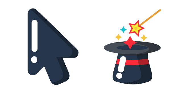 Minimal Magician Hat Cursor