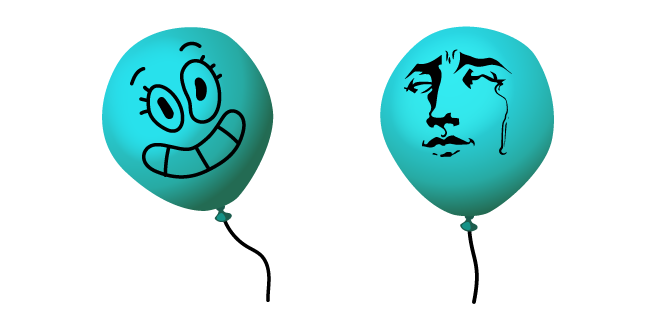 The Amazing World of Gumball Alan Keane with The Face Cursor