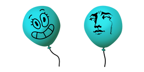 The Amazing World of Gumball Alan Keane with The Face Cursor