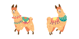 Llamas con Ropa Tradicional Cursor