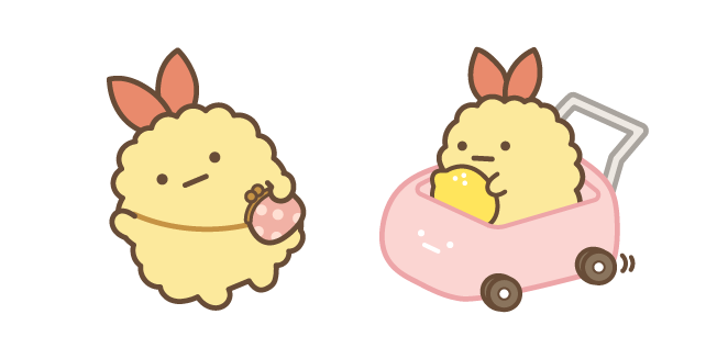 San-X Sumikko Gurashi Ebifurai No Shippo with a Purse Cursor