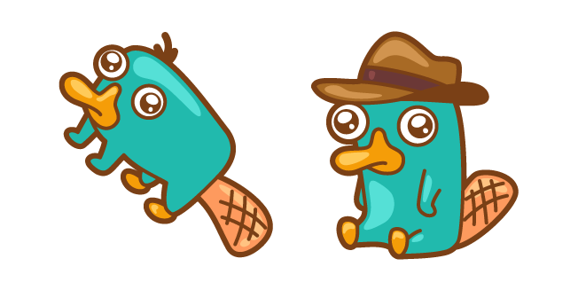 Kawaii Perry the Platypus Cursor