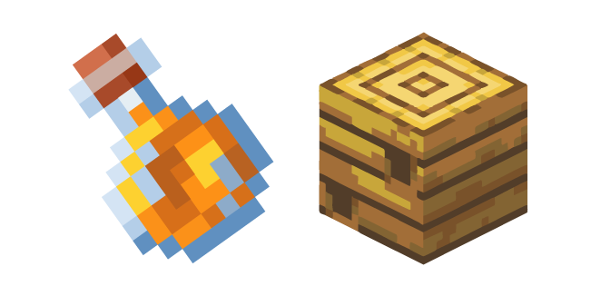 Minecraft Honey Bottle and Beehive курсор