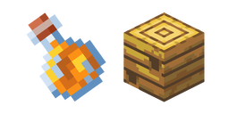 Курсор Minecraft Honey Bottle and Beehive